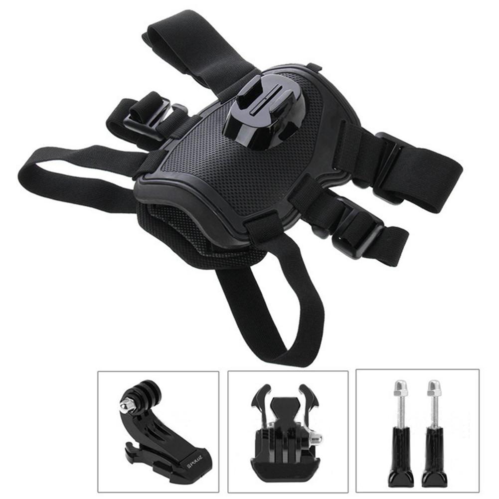 Harnais pour chien de compagnie Sport caméra | Bracelet élastique à l'arrière, ceinture pour chiens, harnais pour GoPro Hero, fournitures d'extérieur pour animaux de compagnie