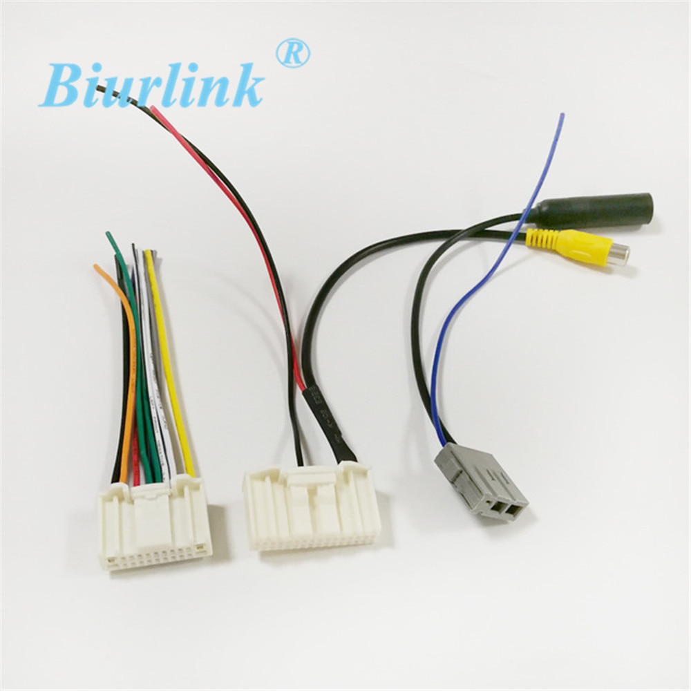 Biurlink for Nissan Qashqai Antenna Harness Cable with Reverse Parking Adapter