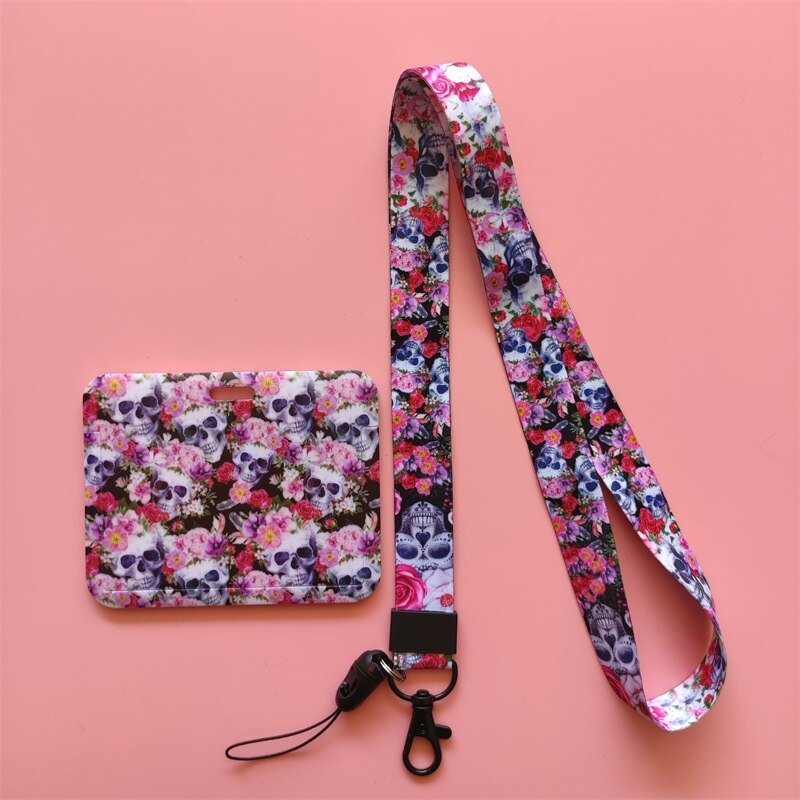 Card Pouch Student Cute Skull ID Credit Bank Card Holder Students Bus... – Vicedeal