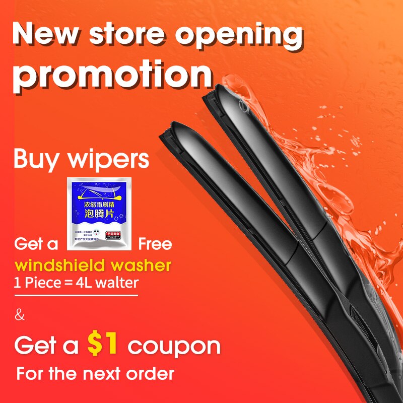 BSTWEP Wiper Blades for Mini Countryman R60 F60 Fit Pinch Tab Arms