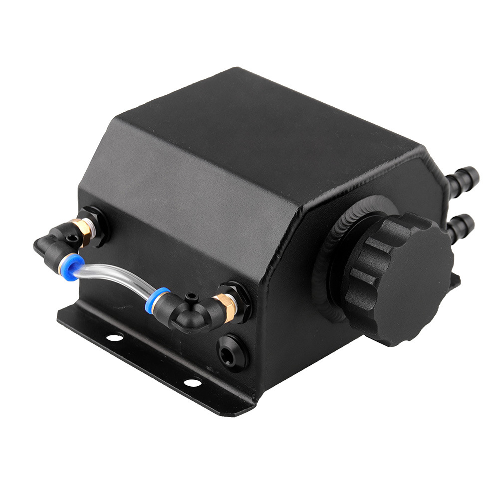 Universal Anodized Aluminum 1 Liter Tank with Cap lightweight 6082 aluminum structure Car accessories