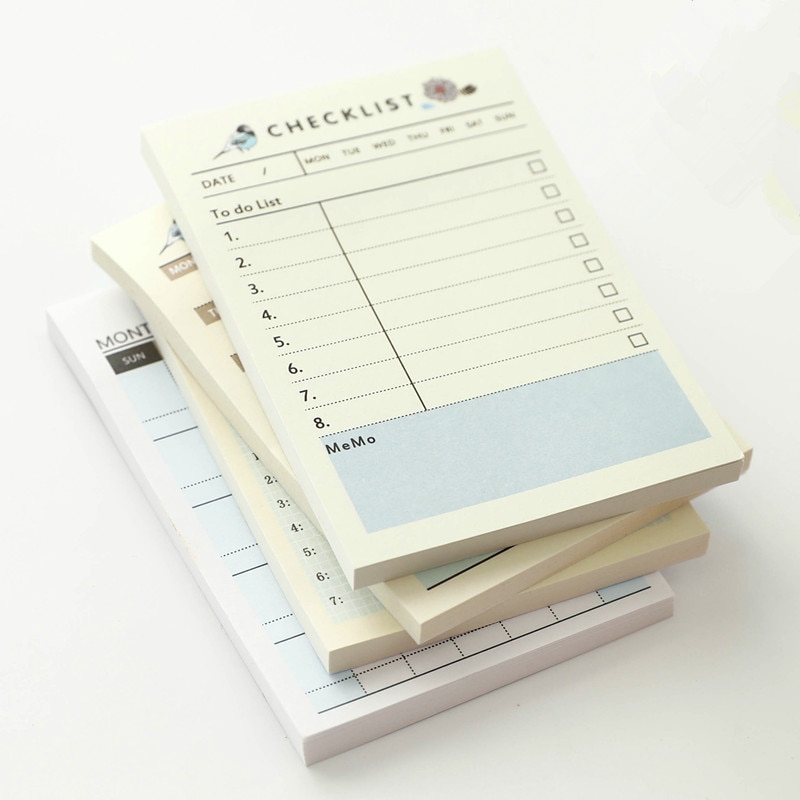 1 stücke Kawaii Wöchentlich Monatlich Arbeit Planer Buch Tagebuch Agenda für freundlicher Schüler Schule Liefert