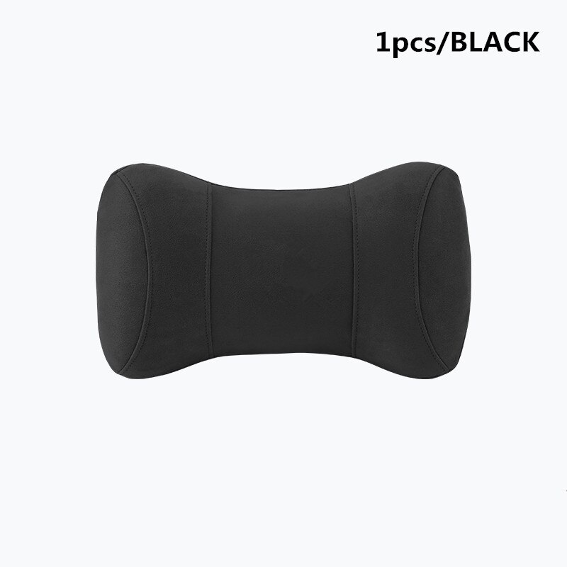 Appui-tête en mousse à mémoire de forme 3D, appui-tête réglable, pour Mercedes Benz logo W202 W203 W204 W208 W2: Car headrest BLACK