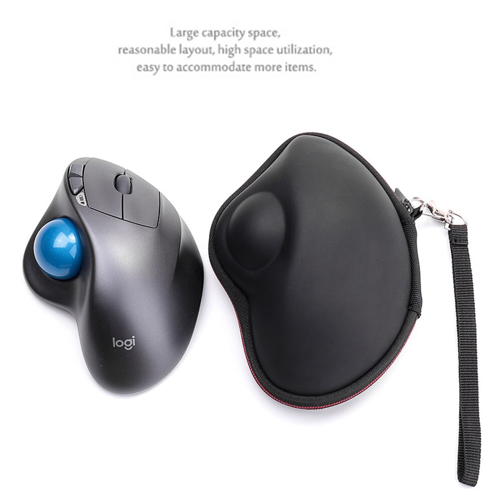 EVA Hard Case voor Logitech M570 Geavanceerde Draadloze Trackball & M570 Trackball Muis-Reizen Beschermende Opbergtas