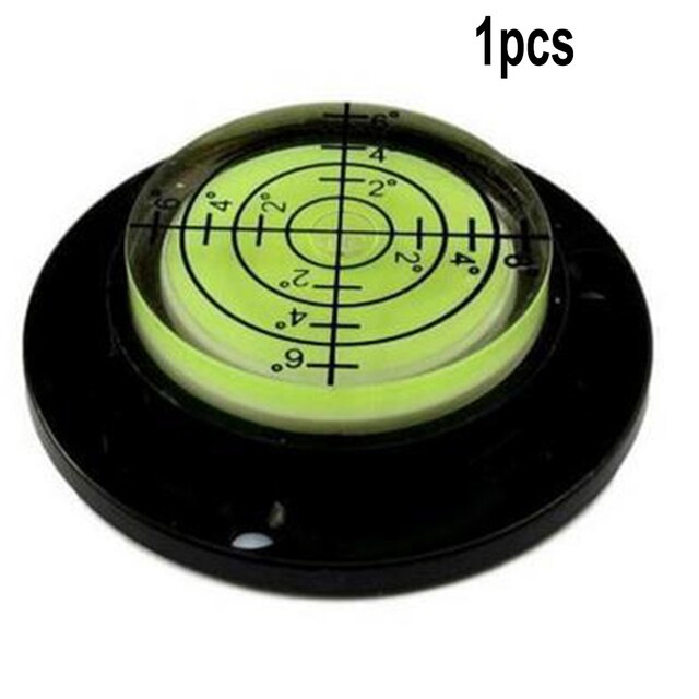 2pcs 30mm Horizontal Bubble Level High Precision Environmental Bulls Eye Spirit Level Round Bubble Mini Circular Measuring Kit: white water
