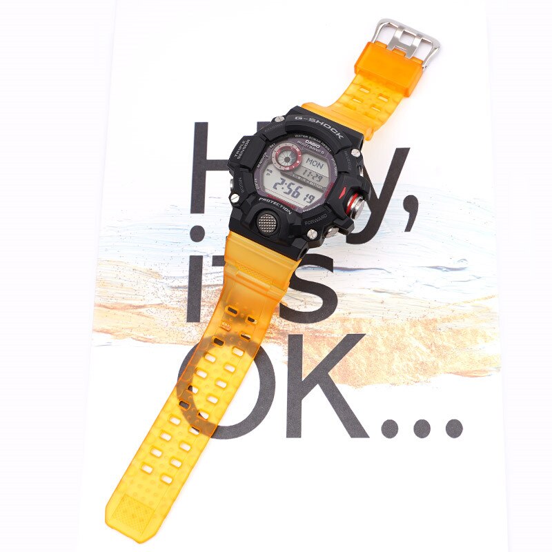 Correa de goma de silicona para reloj Casio G-SHOCK para hombre, repuesto deportivo, resistente al agua, accesorios de pulsera, gw9400