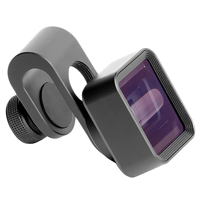 Pholes Universele Anamorphic Lens Voor Mobiele Telefoon 1.33X Wide Screen Video Breedbeeld Slr Film Mobiele Telefoon Lens