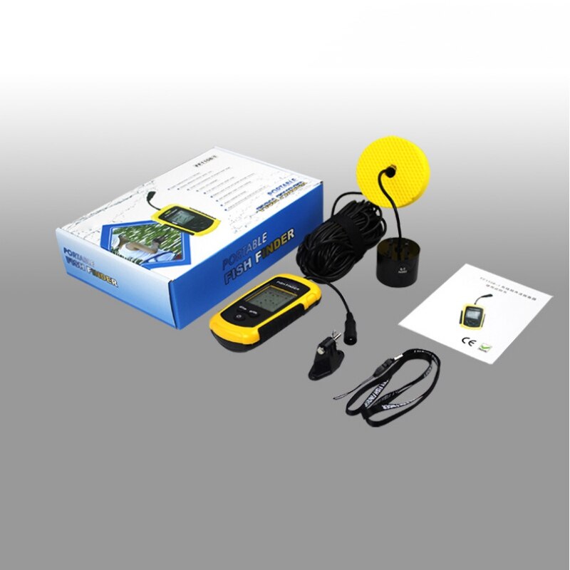 100M Fish Finders Sonar LCD Fish Echo Sounder Fishing Finder Screen Fishing Tools