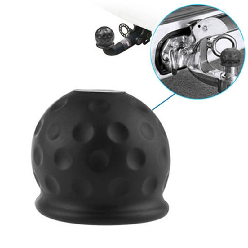 Universal Rubber Tow Bar Ball Cover Cap Towing Hitch Caravan Trailer Tow Ball Protector Cover