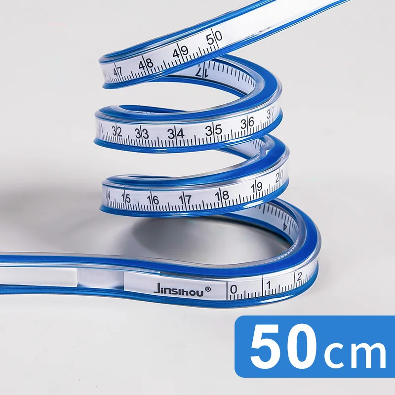 Flexible Curve Ruler Maths School Diy Office Plast... – Vicedeal