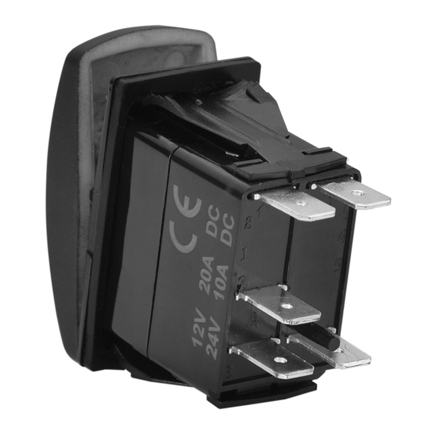 Barre lumineuse Led bleue 12V, interrupteur à bascule antibrouillard, 5 broches ON-OFF, 3 positions, interrupteur à bascule pour voiture, bateau, Yacht marin 12V/20Amp