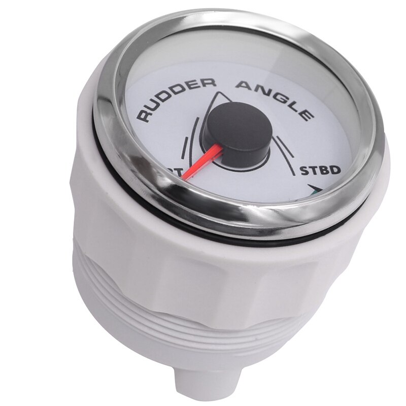 52MM Boat Marine Rudder Angle Indicator 0-190 Ohm With Rudder Angle Sensor 8 Color Backlight 12V/24V
