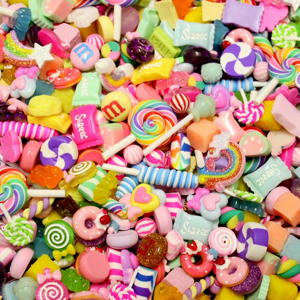 50 sztuk Slime Charms wielkanoc DIY Craft Making żywica zestaw biżuterii żywica Flatback szlam tworzenie koralików dostaw DIY Scrapbooking rzemiosło: 15