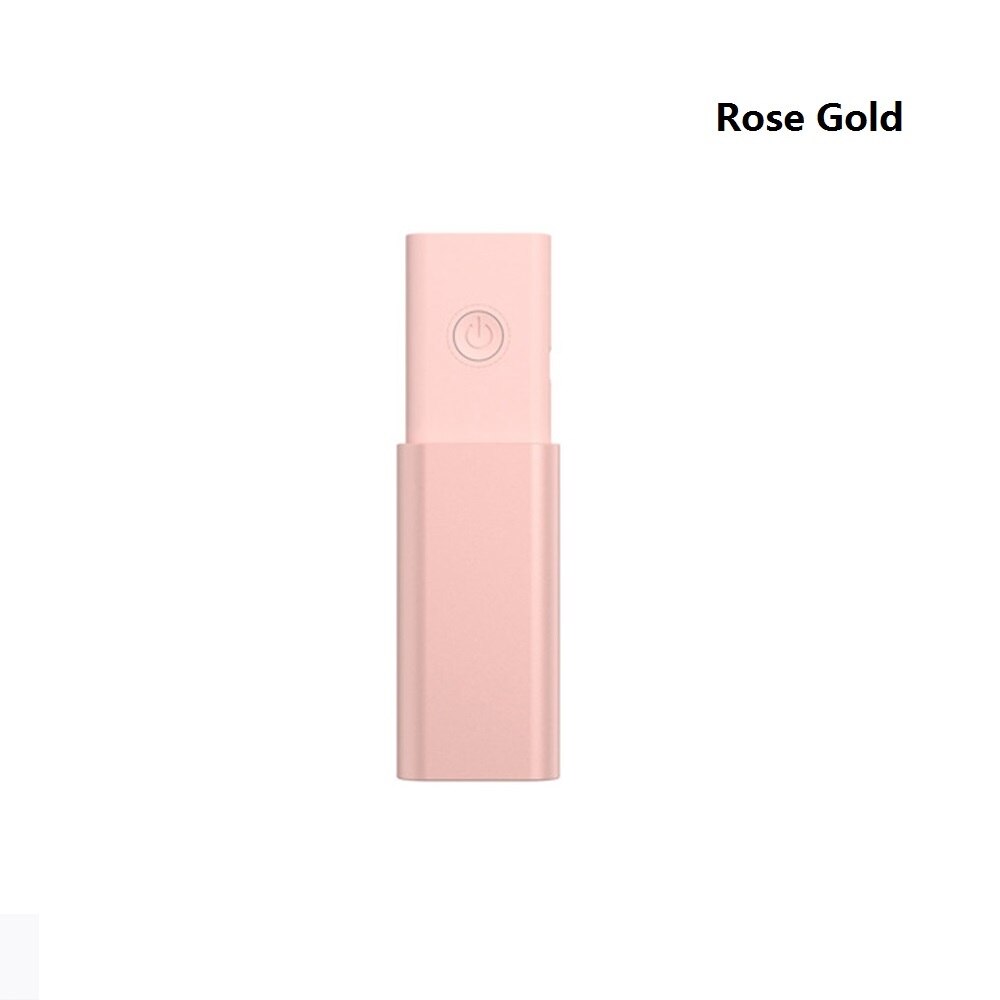 Handheld UVC Disinfection Lamp USB Rechargeable UV Sterilization Lamp Zoomable Ultraviolet Disinfection Light Sterilizing Lights: Rose Gold