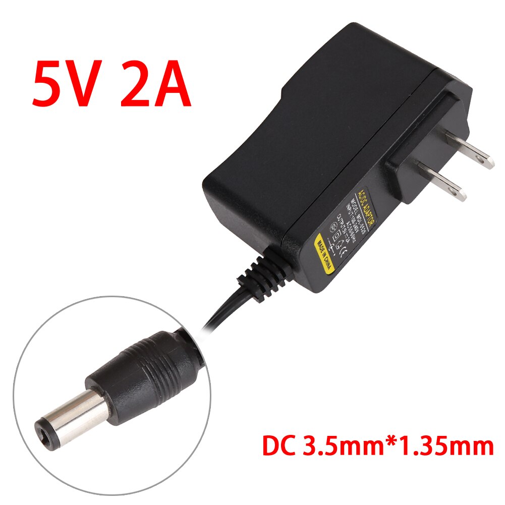 AC 110-240V zu DC 5V 2A Wand Plug Power Ladegerät Adapter 3,5mm * 1,35mm netzteil Adapter Konverter AU/EU/UK/US-Standard