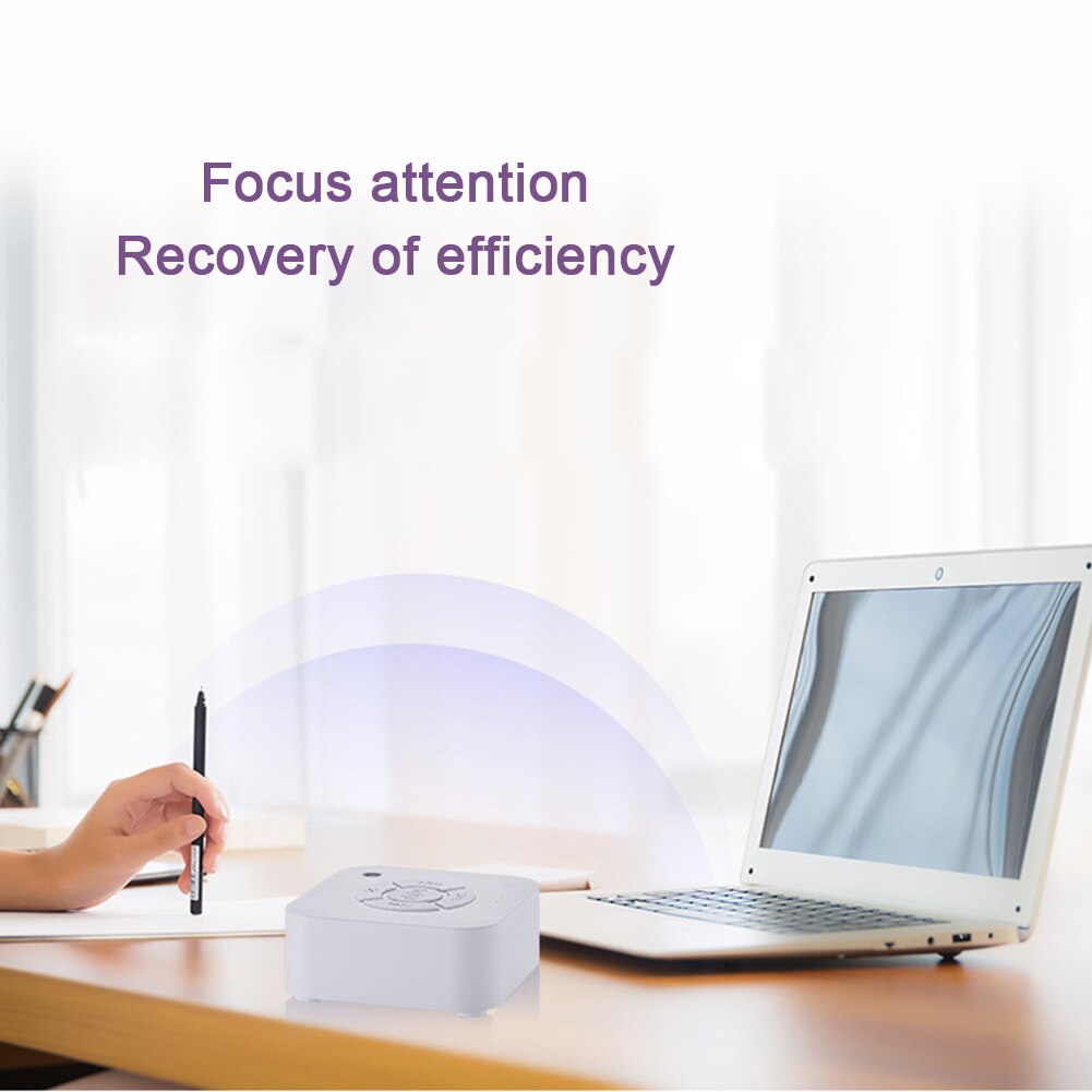 Insomniac Relaxing Sounds Mini Timer Breathing Light White Noise Adults Music Baby Sleep Machine Aid Led Home USB Charging