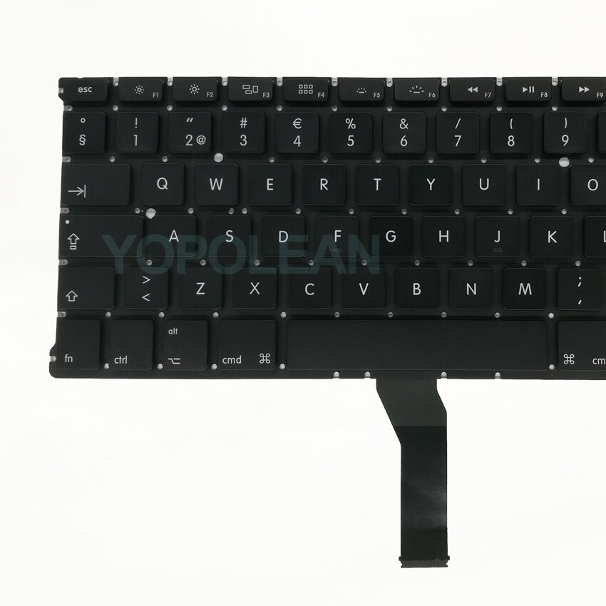 Sweden Swedish Laptop Keyboard For Macbook Air 13" A1369 A1466 Years