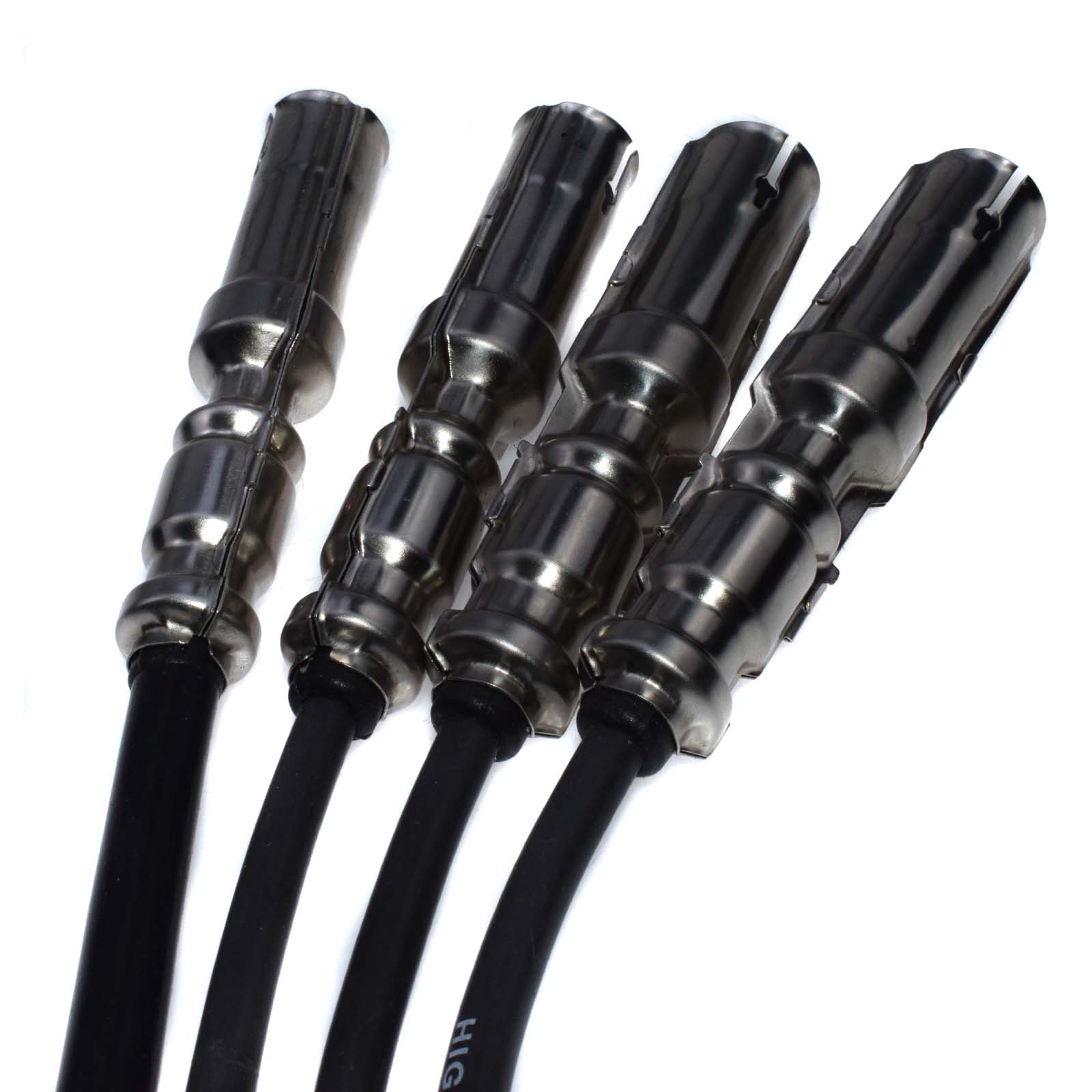 WOLFIGO-Cable de encendido para bujía, 4 Uds., para VW Beetle Jetta Golf 2.0L SOHC 2001 27588 175-6224 VWC03 1AMSW00091