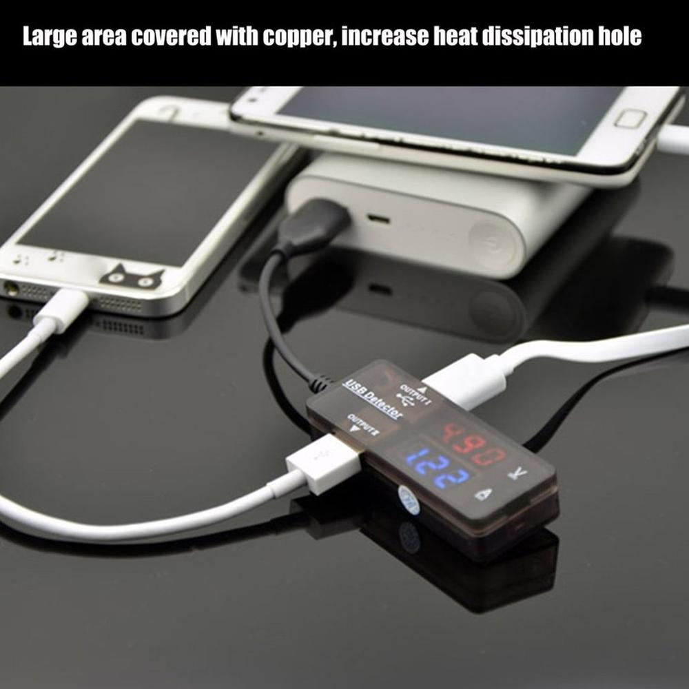 Dual USB Computer Current And Voltage Tester Mobile Phone Current Tester Mobile Power Charger Voltage Tester USB Tester