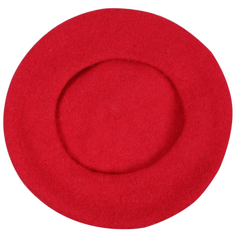 Sedancasesa kvinder baret hat strikket uld baret efterår vinter varme ensfarvede kvindelige motorhjelm hatte til kvinder sød beret cap