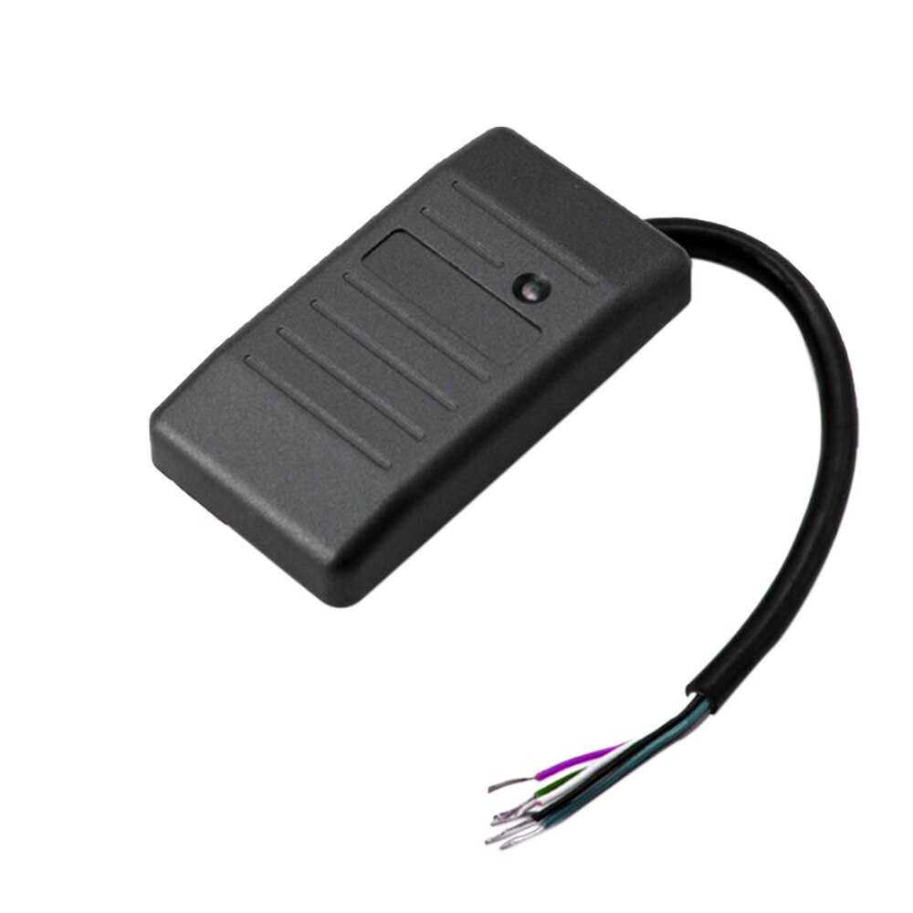 125khz RFID Card Reader Wiegand 26 34 Card Reader LED Indicators Security RFID EM ID Card Access Control Reader Waterproof: Black