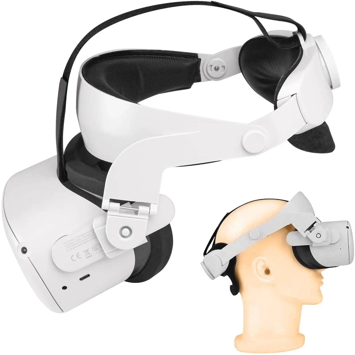 Adjustable For Oculus Quest 2 Virtual Reality Helmet Head Strap Halo Strap vr Accessories