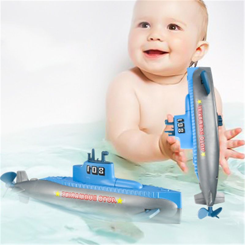 24Cm Wind Up Submarine Bad Speelgoed Zwembad Duiken Speelgoed Voor Baby Peuter Jongens Kids Teen F3ME