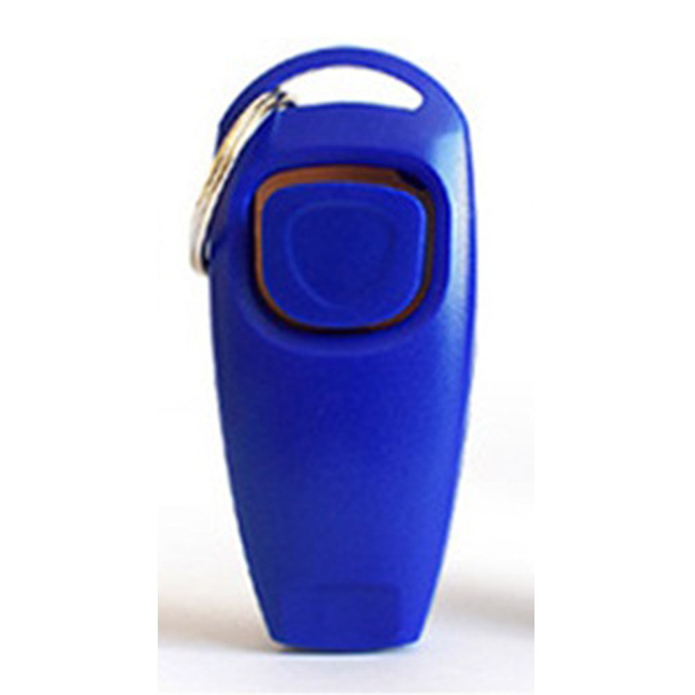 Pet Toy Training 2-in-1 Dog Training Whistle Clicker Pet Dog Trainer Aid Guide Dog Supplies Easy To Carry PC Material: Navy Blue