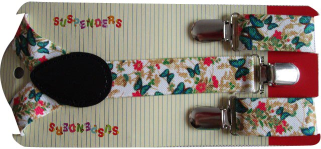 Mode Schattige Kinderen Vlinder Gedrukt Bretels Bretels Voor Meisjes Voor 1-8 Jaar