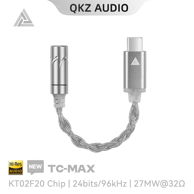 QKZ TC MAX Pro tipo C a Cable adaptador de Audio de 3,5mm CX31993 HiFi DAC amplificador de auriculares decodificación Digital para iPhone15 16/Huawei: Verde