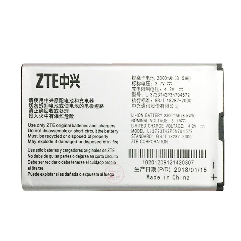 2300 Mah Li3723T42P3h704572 Vervangende Batterij Voor Zte MF90 MF90 + MF90M MF91 4G Wifi Router Modem Mobiele Telefoon accumulator