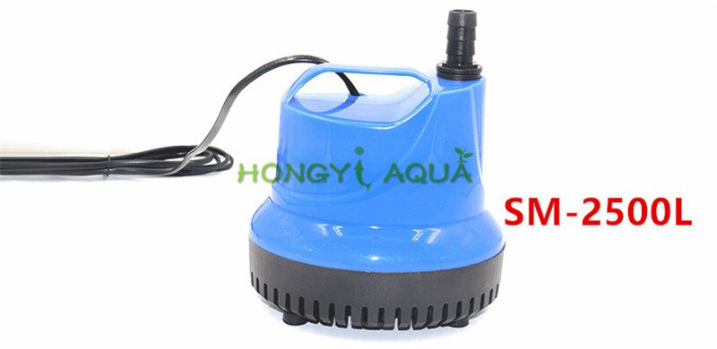 Akvarium dränkbar pump luftkonditionering fläkt cirkulationspump anläggning hydroponics sköldpadda tank botten sugpump 110v/220-240v: Sm -2500l / 220-240v eu-kontakt