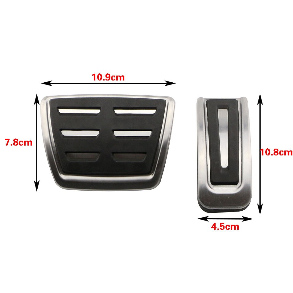 Auton kytkin kaasu jarrupolkimet suojus volkswagen vw polo bora lavida golf  mk4 santana jetta  mk4 varten skoda fabia (lhd)