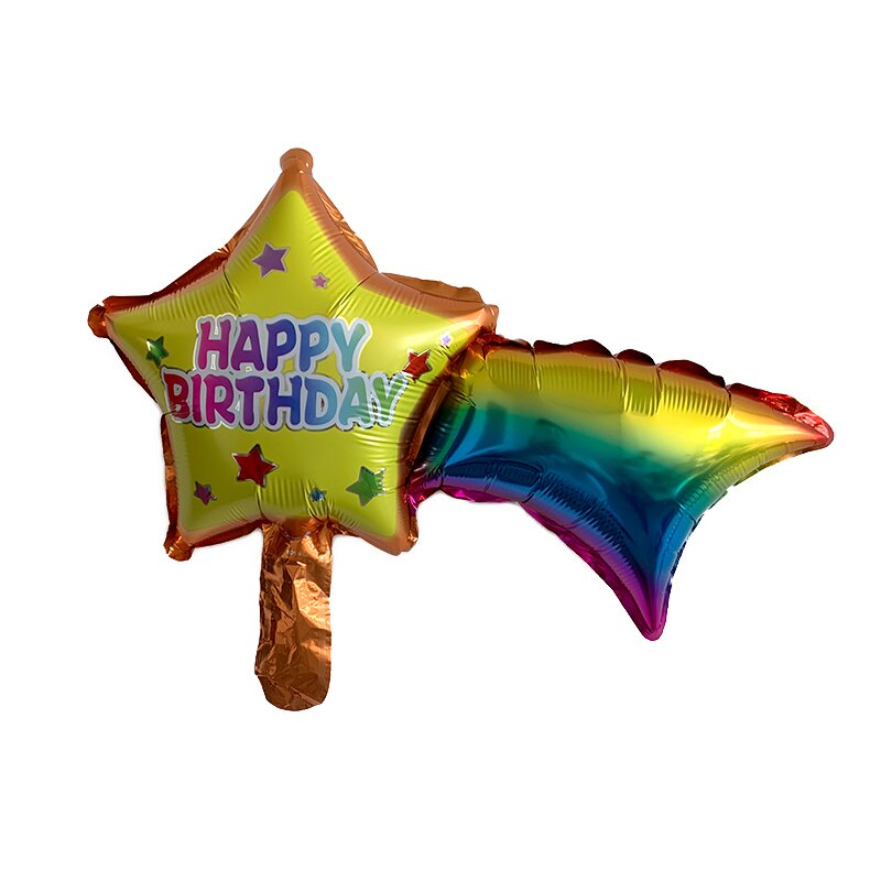 1Pcs Cartoon Regenboog Glimlach Blauwe Wolk Zon Folie Ballon Kids Speelgoed Voor Bruiloft Gelukkige Verjaardag Party Decor Baby douche Globos: RUBY