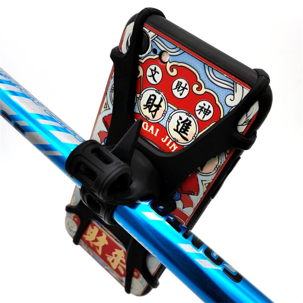 Bike Phone Holder 360°Rotation Silicone Bicycle Motorcycle Handlebar Mount bycicle phone holder	porte telephone pour velo	T#