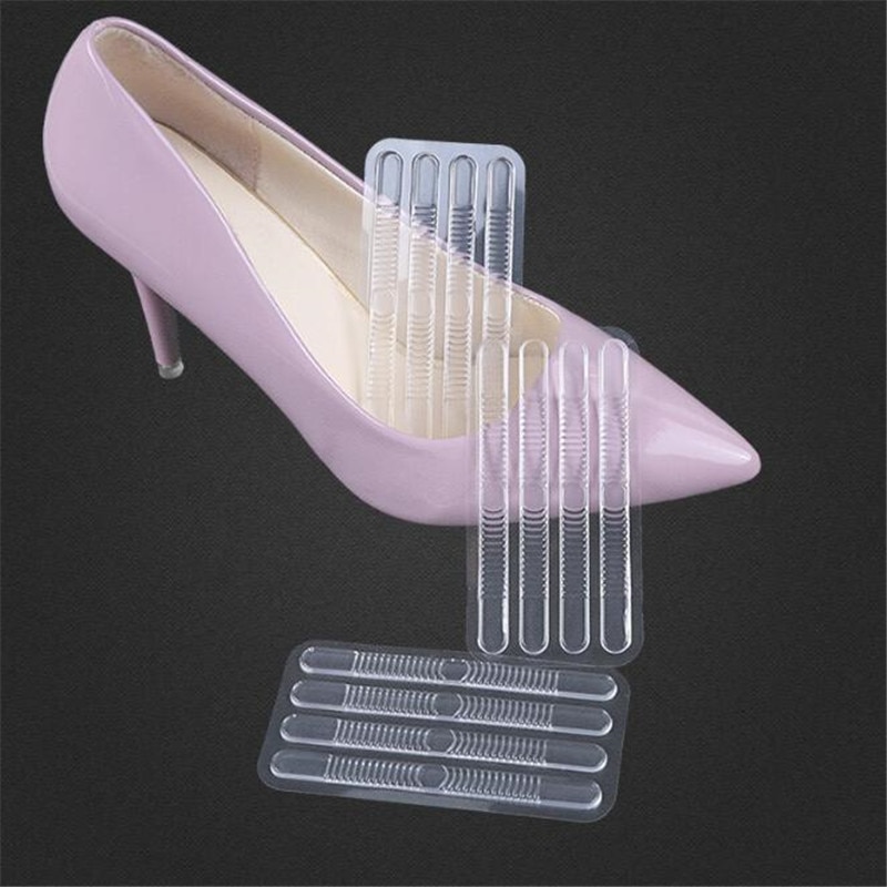 4 stk/set Siliconen Gel Hiel Kussen protector Voet voetverzorging Schoen Insert Pad schoenen accessoires zachte Binnenzool
