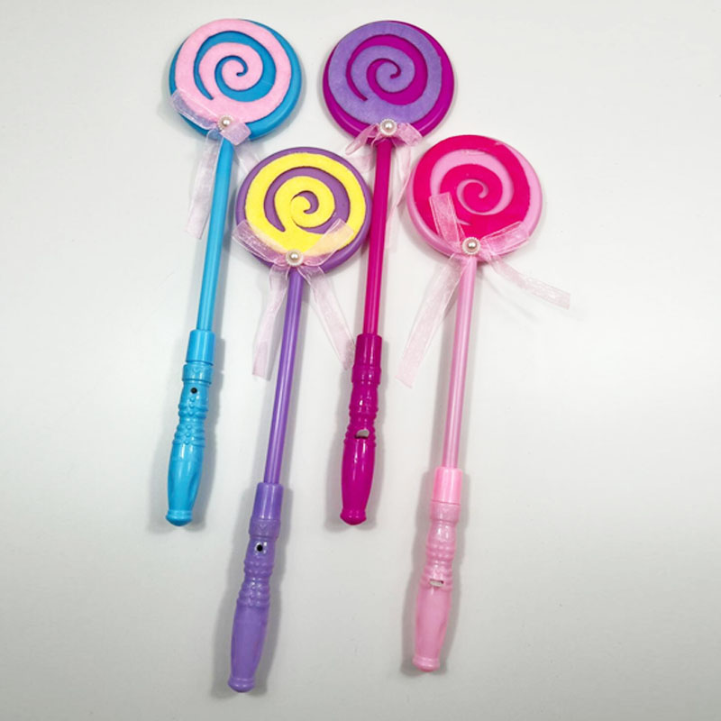 10pcs Glow Light Up LED Lollipop Sticks Princess Wand Flash Luminous Props Halloween Party Supplies Toys