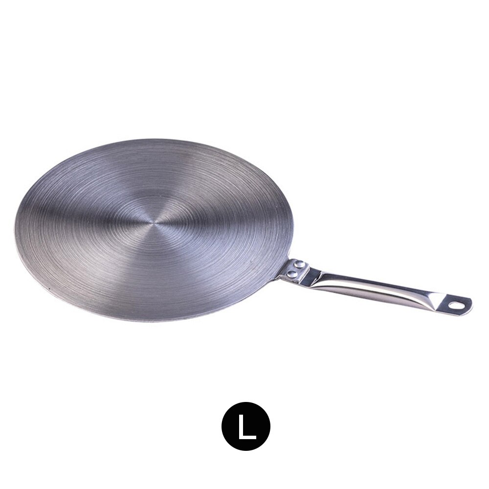 Stainless Steel Induction Heat Diffuser Hob Coffee Insulation Pad Converter Disc Adapter Plate Saucepan Home Kitchen Tool: L