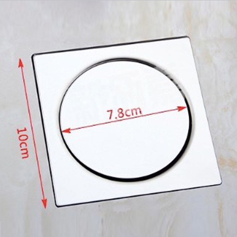 Pop Up Foot Floor Drain For Bathroom - Floor Cover Shower Room Push Down Drain Plug