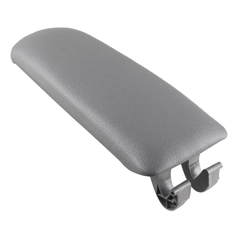 Grijs Lederen Armsteun Armsteun Center Console Deksel Cover Voor-A4 B6 B7 2002 8E0864245E: Default Title
