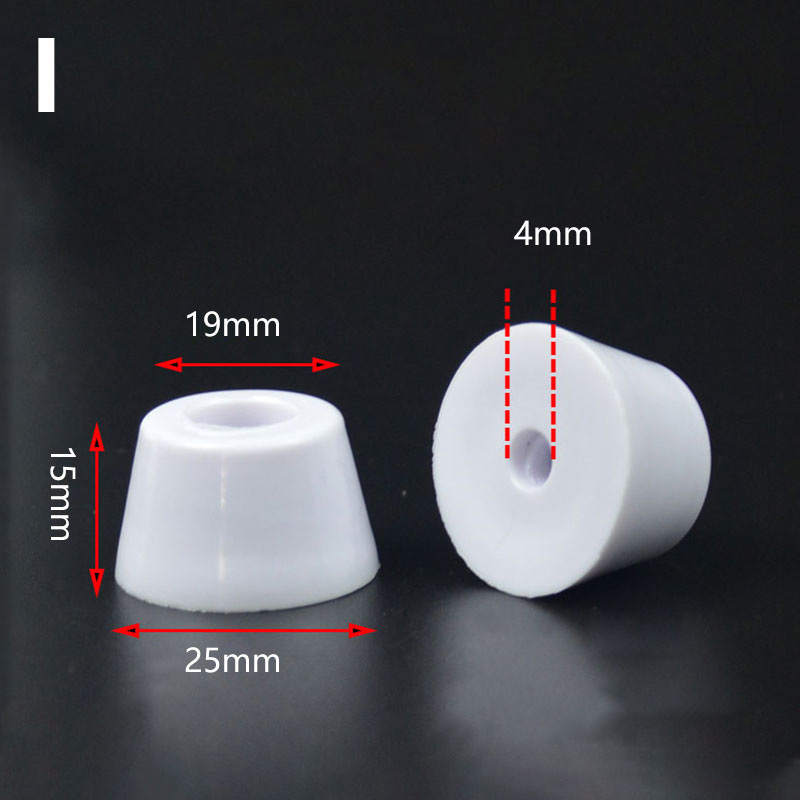 10 stücke Möbel Beine Füße weiß Anti-Rutsch-Pads Schrank Bett Tisch Stühle Gummi Stoßdämpfer Bodenschutz Möbel Zubehör
