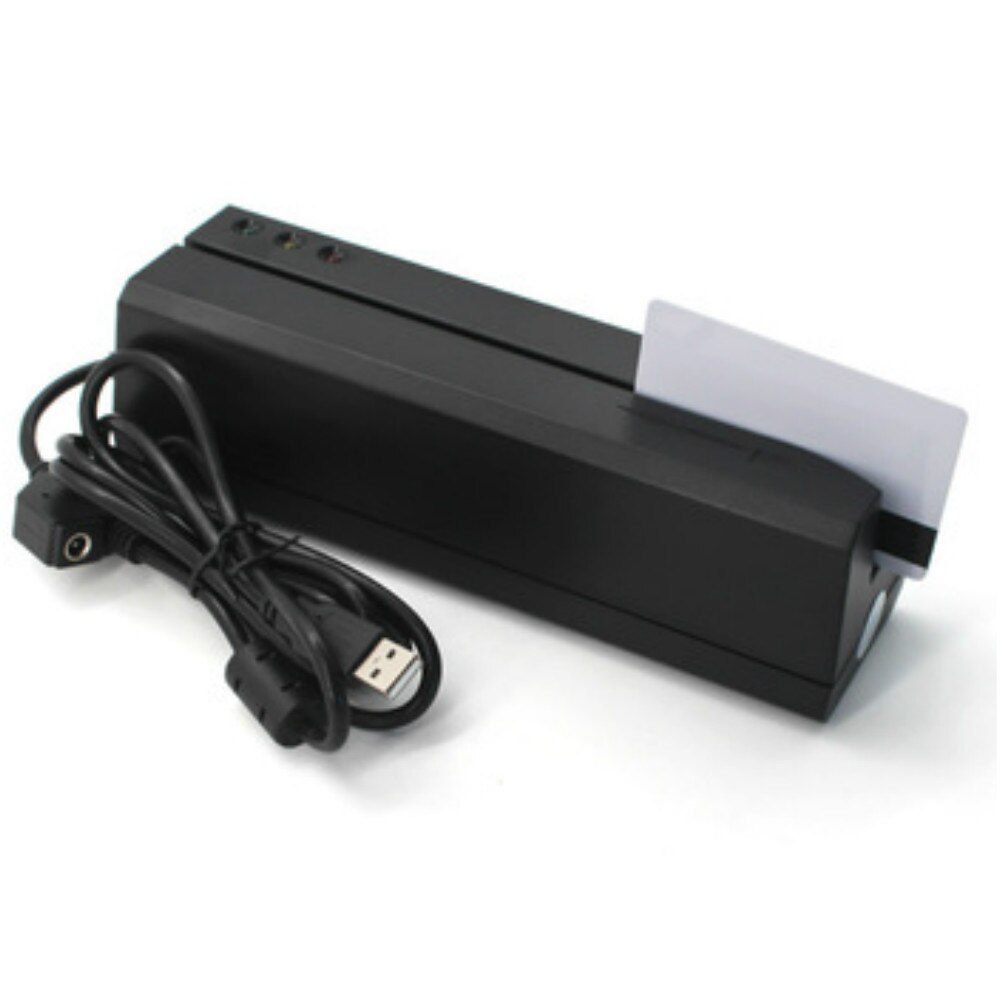 RS232 USB interface 1,2,3 track POS machine system Mini Credit Magnetic smart Card Reader