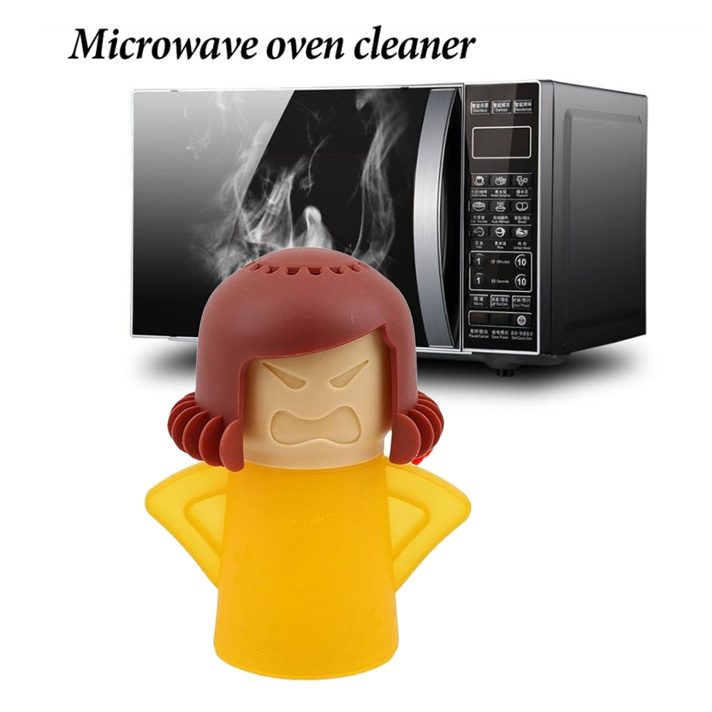 Lovely Microwave Oven Steam Cleaner Vinegar and Water Easy Cleaning Freezer