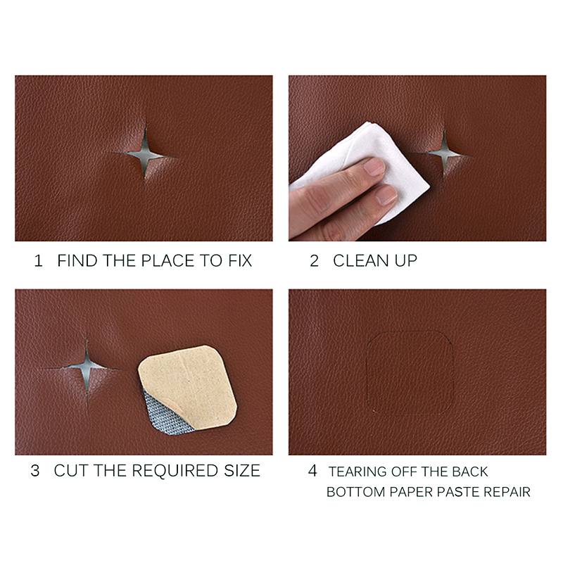 10*20Cm Zelfklevende Plakken Leer Patch Sofa Reparatie Lederen Pu Patch Seat Bed Plakboek Stof Sticker badge