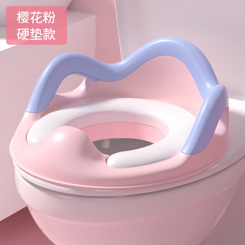 Baby Zindelijkheidstraining Wc-bril Met Zachte Kussen Handgrepen Dubbele Anti-Slip En Splash Guard Voor Jongens Meisjes: 1