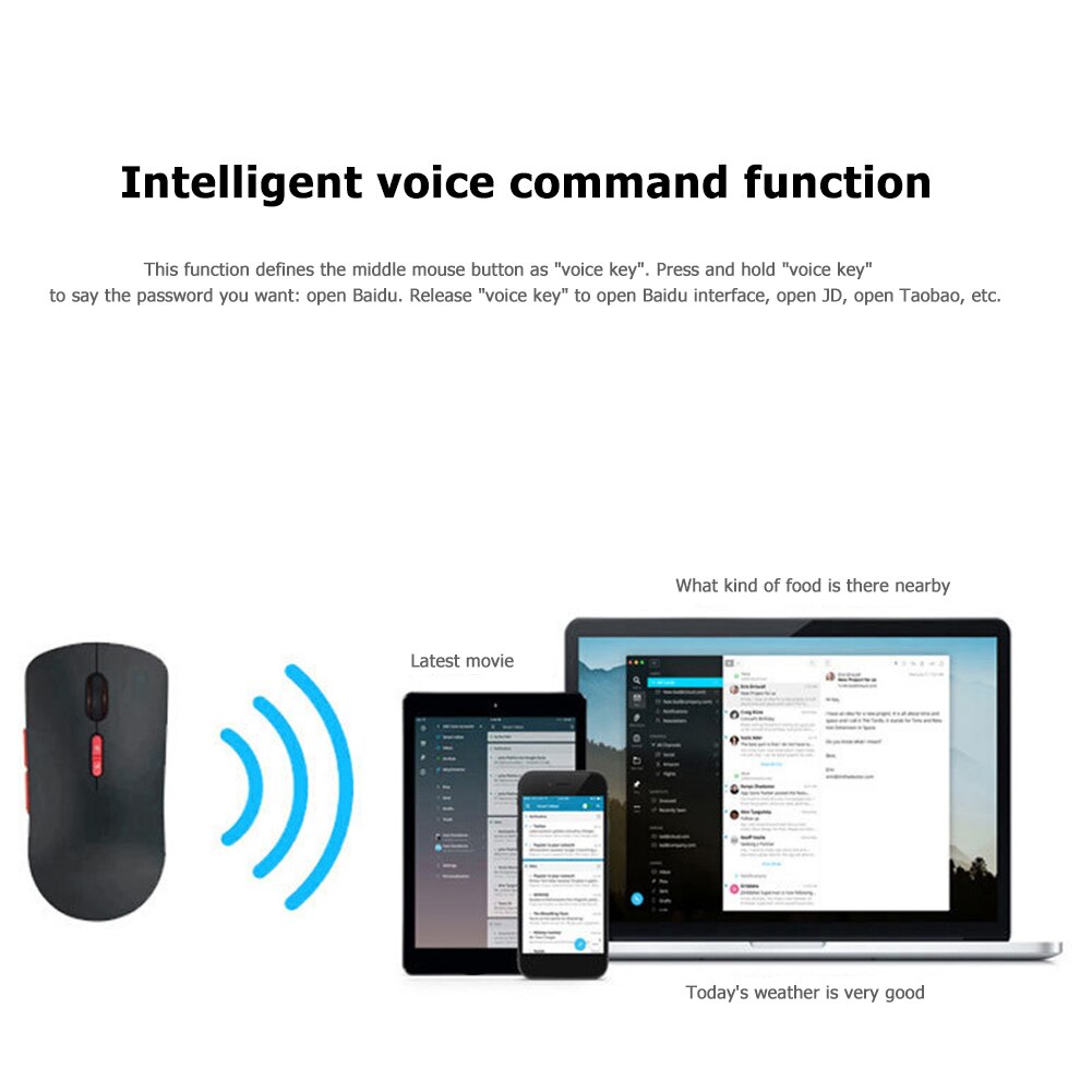 Portable AI Smart Microphone Translator Language Translation Speech Recognition USB Wireless Mic 28 Language Translation Supply