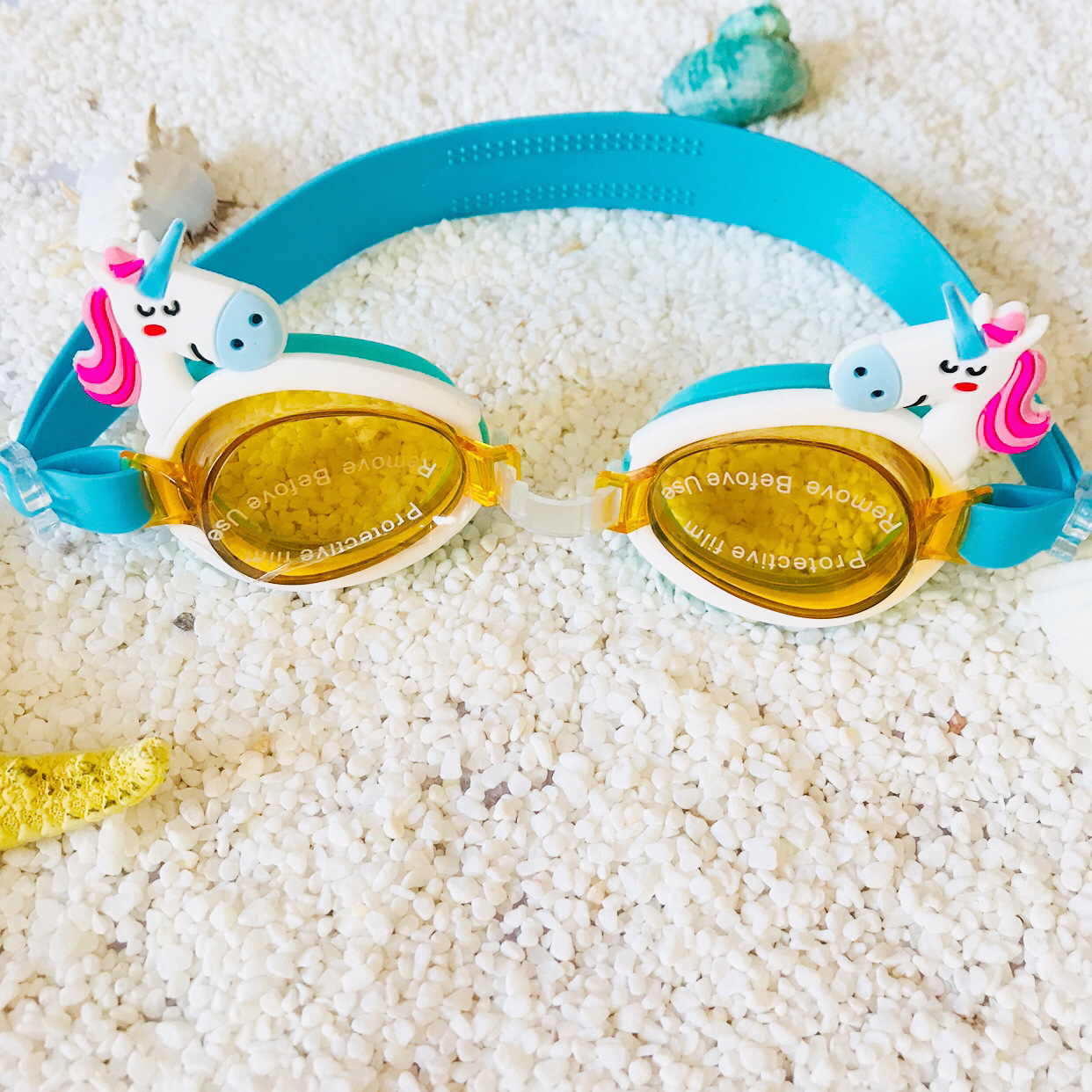 Cartoon Kids Kinderen Siliconen Waterdicht Zwemmen Zwembad Water Zwembril Bril Eyewear Brillen Accessoires Voor Jongens Meisjes: unicorn