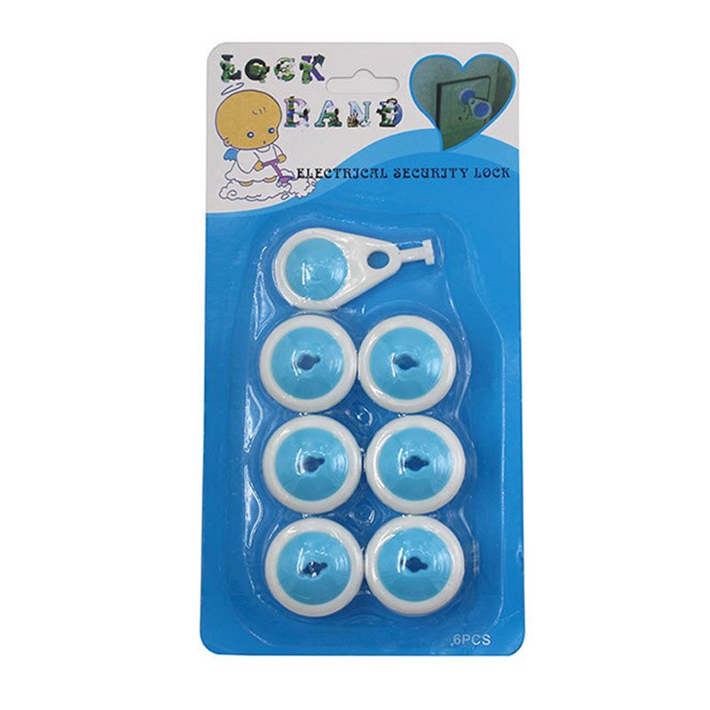 Baby Kid Elektrische-Shock Safeguard Plastic Bescherming Twee Fase Veilig Cover Elektrische Veiligheid Lock Elektrische Socket Outlet Plug: Default Title