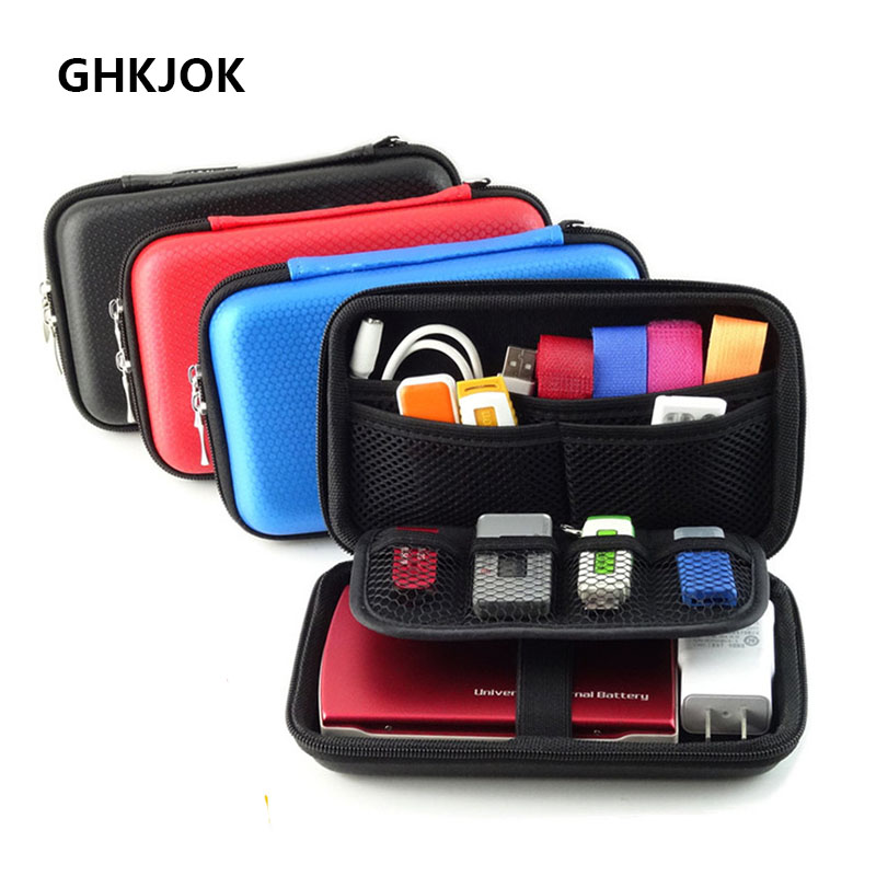 Original 2,5 zoll EVA Festplatte Fall Mobile Power Box Für U Festplatte Sd-karte Karte Kopfhörer Datenkabel USB-Stick 3DS Tasche