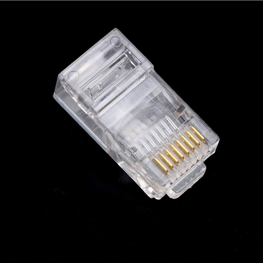 20 Stks/partij Netwerk Ethernet Crystal Heads Plug RJ45 Connectors 8Pin RJ45 Connector CAT5 CAT5e Cat6 Modulaire Kabel Stekkers Socket